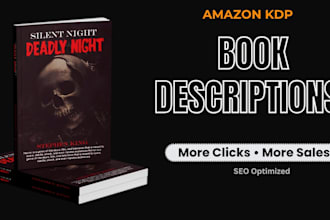 write amazon KDP book descriptions for more clicks and sales