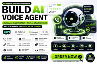 build ai voice agent, retell ai receptionist, vapi ai calling agent