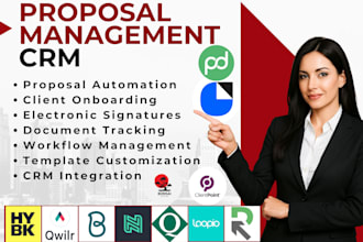 setup proposal management CRM proposify better proposal pandadoc qwilr bidsketch