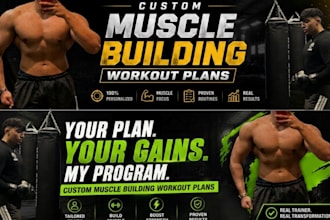 create a personalized muscle building workout plan