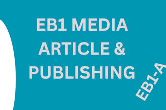 write and publish eb1a media articles for immigration profile