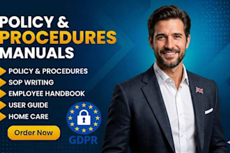 write healthcare policy business policy and gdpr compliant procedures