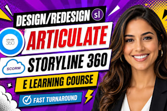 design interactive elearning courses in articulate storyline 360 and rise 360