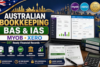 do australian bookkeeping bas and ias in myob and xero