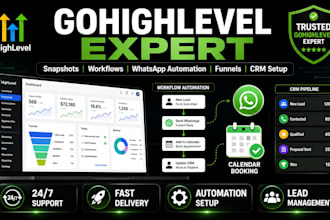 do gohigh level snap shot whatsapp booking ghl trigger ghl dashboard ghl va