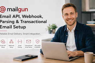 setup mailgun email api webhook parasing transactional email setup