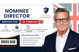 provide nominee director services for UK company