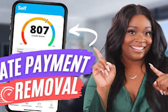 remove inquiry, boost score, charge off, late payment, collection in 3 bureaus