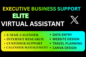 be your dedicated personal and executive assistant remotely