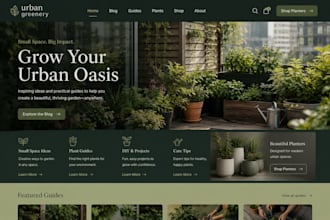 design squarespace urban gardening website smallspace guide website planter site