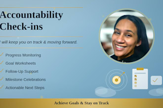 be your personal accountability partner for goals, priorities and followthrough