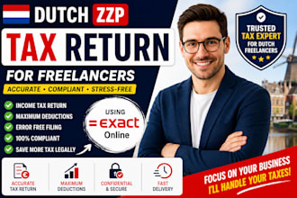 prepare your dutch freelancer tax return using exact online