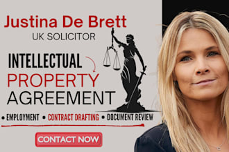uk solicitor for intellectual property agreement, document drafting and review