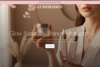 skincare shopify store beauty website skincare beauty shopify store