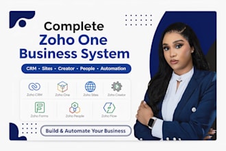 setup zoho CRM one campaign book creator people sites integration and automation
