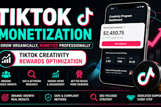 do tiktok monetization for the tiktok creativity rewards
