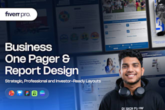 design one pager executive summary and annual report