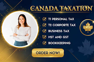 file canada tax, personal tax, corporate tax, business tax and bookkeeping