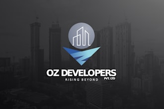 design real estate logo and brand kit design
