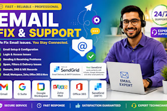 integrate sendgrid with gmail google workspace zoho mail  office 365 and g suite