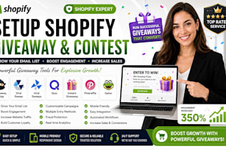 setup shopify giveaway ninja viralsweeps quiz instant giveaway pineraffle gator