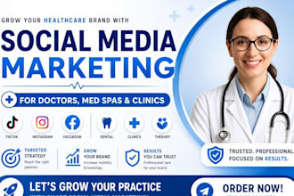 be social media marketing manager for therapy and healthcare clinics