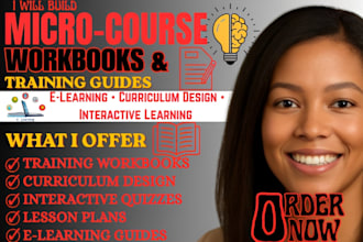 build micro course for workbooks training guides and curriculum design