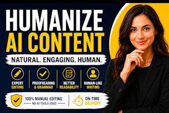 humanize ai generated content professionally