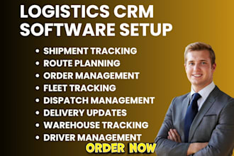 setup logistics CRM salesforce hubspot CRM zoho CRM pipedrive gohighlevel
