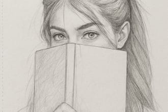 sketch anything for you in stunning hand drawn pencil or digital art