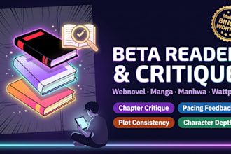 be your webnovel beta reader manga manhwa manuscript critique wattpad story