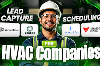 setup servicetitan jobber lead capture housecall pro service fusion job schedule