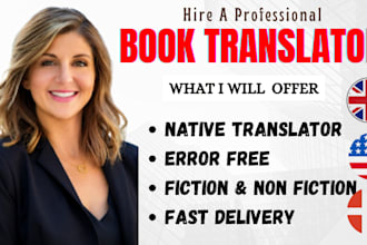 translate proofread danish to english and vice versa fiction and nonfiction book
