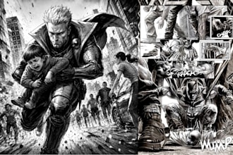draw manga comic illustration