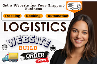 create logistics website truck booking dispatch courier system freight shipping