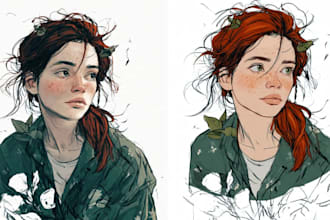 paint semi realistic fantasy art