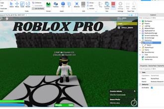 build roblox game, develop roblox game, make roblox scripts, full game, code