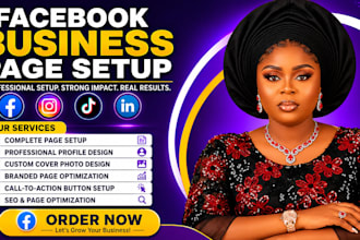 do facebook page create and setup and business page