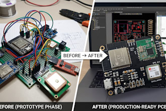 design wifi bluetooth lora gps esp32 iot pcb with production ready files