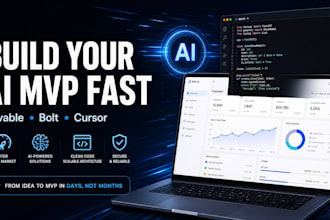 build your web app mvp using lovable bolt and cursor ai