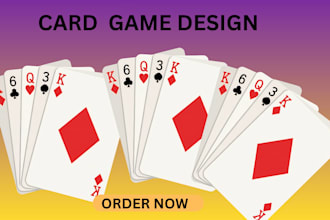design stunning card game , card deck
