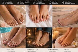create realistic ai foot model photos for brands and projects