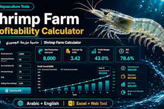 provide a shrimp farm management tool which can be tailored