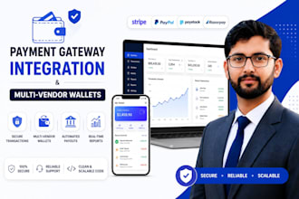 integrate custom payment gateways and multi vendor wallets