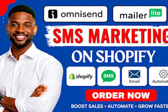 set up omnisend and mailerlite SMS marketing on shopify