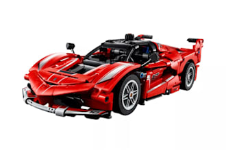 design 3d lego model, lego moc, lego technic, PDF instructions and XML part list