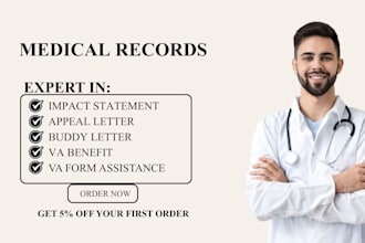 review medical records and prepare clinical summary reports