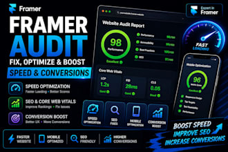 audit fix and optimize your framer website for conversions