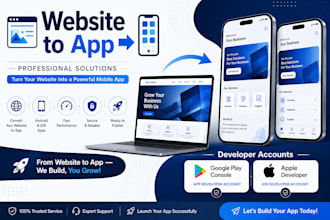 do website to app, app developer account and ios developer account