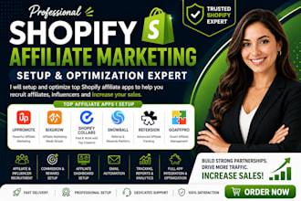 setup shopify uppromote bixgrow shopify collabs snowball refersion goaffpro